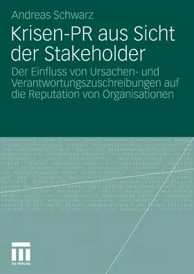 Schwarz |  Krisen-PR aus Sicht der Stakeholder | eBook | Sack Fachmedien