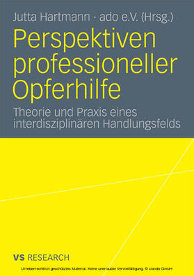 Hartmann / e.V |  Perspektiven professioneller Opferhilfe | eBook | Sack Fachmedien