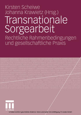 Scheiwe / Krawietz |  Transnationale Sorgearbeit | eBook | Sack Fachmedien