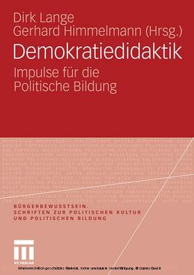 Lange / Himmelmann |  Demokratiedidaktik | eBook | Sack Fachmedien