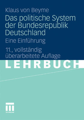 von Beyme |  Das politische System der Bundesrepublik Deutschland | eBook | Sack Fachmedien