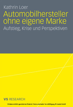 Loer |  Automobilhersteller ohne eigene Marke | eBook | Sack Fachmedien