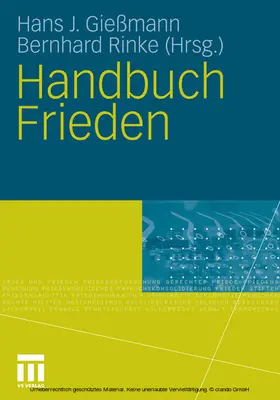 Gießmann / Rinke |  Handbuch Frieden | eBook | Sack Fachmedien