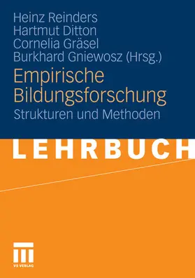 Reinders / Ditton / Gräsel |  Empirische Bildungsforschung | eBook | Sack Fachmedien