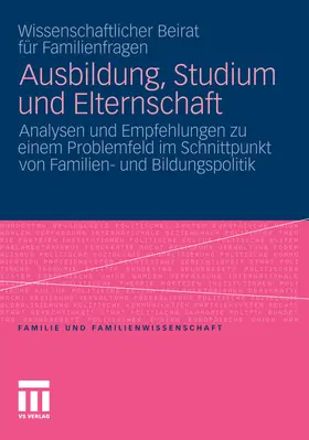 Gerlach |  Ausbildung, Studium und Elternschaft | eBook | Sack Fachmedien