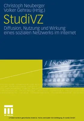 Neuberger / Gehrau |  StudiVZ | eBook | Sack Fachmedien