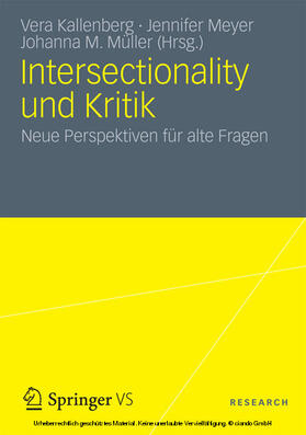 Kallenberg / Meyer / Müller |  Intersectionality und Kritik | eBook | Sack Fachmedien