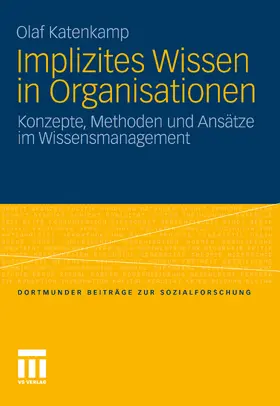 Katenkamp |  Implizites Wissen in Organisationen | eBook | Sack Fachmedien