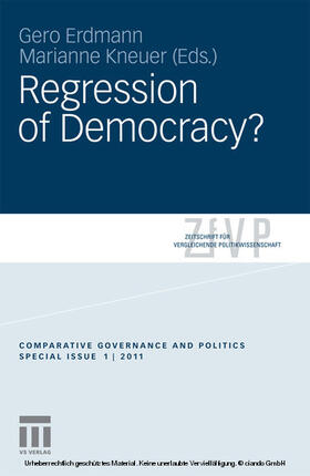 Erdmann / Kneuer |  Regression of Democracy? | eBook | Sack Fachmedien