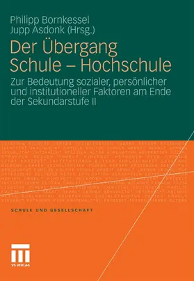 Bornkessel / Asdonk |  Der Übergang Schule - Hochschule | eBook | Sack Fachmedien