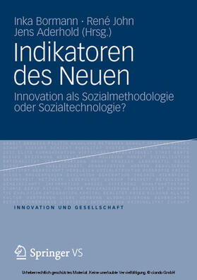 Bormann / John / Aderhold |  Indikatoren des Neuen | eBook | Sack Fachmedien