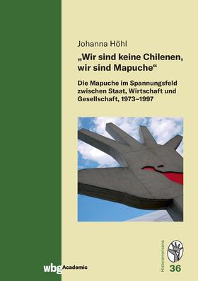 Höhl |  "Wir sind keine Chilenen, wir sind Mapuche" | Buch |  Sack Fachmedien