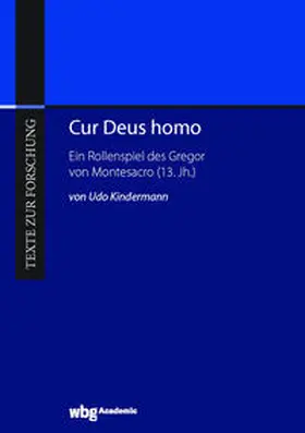 Kindermann |  Cur Deus homo | eBook | Sack Fachmedien