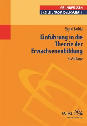 Nolda |  Einführung in die Theorie der Erwachsenenbildung | eBook | Sack Fachmedien