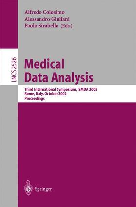 Colosimo / Sirabella / Giuliani |  Medical Data Analysis | Buch |  Sack Fachmedien