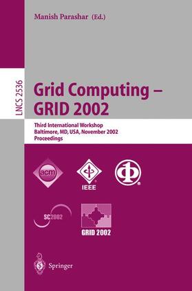 Parashar |  Grid Computing - GRID 2002 | Buch |  Sack Fachmedien