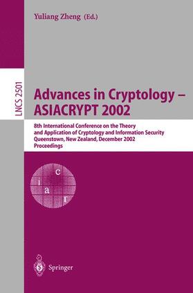 Zheng |  Advances in Cryptology - ASIACRYPT 2002 | Buch |  Sack Fachmedien