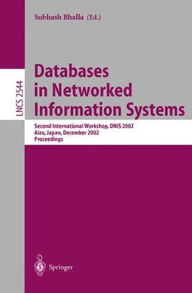 Bhalla |  Databases in Networked Information Systems | Buch |  Sack Fachmedien