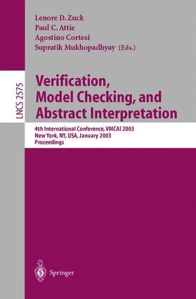 Zuck / Mukhopadhyay / Attie |  Verification, Model Checking, and Abstract Interpretation | Buch |  Sack Fachmedien