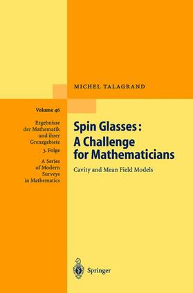 Talagrand |  Spin Glasses: A Challenge for Mathematicians | Buch |  Sack Fachmedien