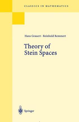 Grauert / Remmert |  Theory of Stein Spaces | Buch |  Sack Fachmedien