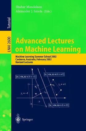 Smola / Mendelson |  Advanced Lectures on Machine Learning | Buch |  Sack Fachmedien