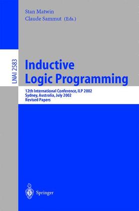 Sammut / Matwin |  Inductive Logic Programming | Buch |  Sack Fachmedien