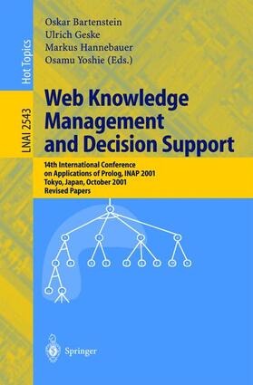 Bartenstein / Yoshie / Geske |  Web Knowledge Management and Decision Support | Buch |  Sack Fachmedien