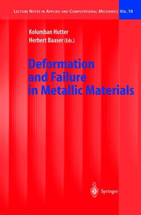 Baaser / Hutter |  Deformation and Failure in Metallic Materials | Buch |  Sack Fachmedien