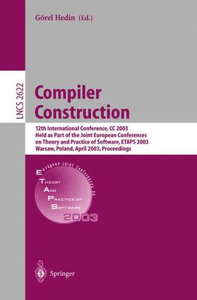 Hedin |  Compiler Construction | Buch |  Sack Fachmedien