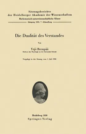 Reenpää |  Die Dualität des Verstandes | Buch |  Sack Fachmedien