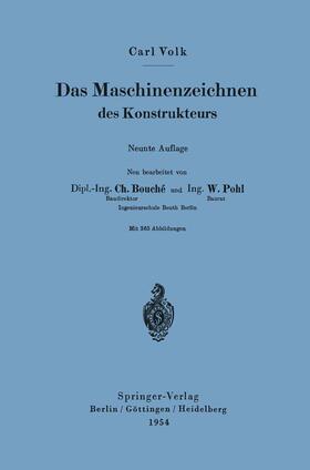 Volk |  Das Maschinenzeichnen des Konstrukteurs | Buch |  Sack Fachmedien