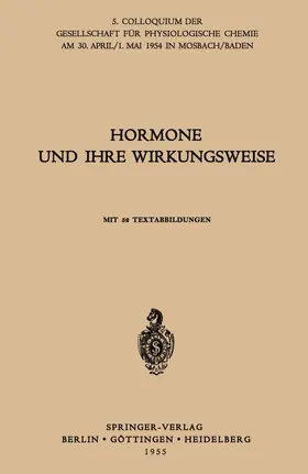 Koller / Voss / Tuchmann-Duplessis |  Hormone und ihre Wirkungsweise | Buch |  Sack Fachmedien