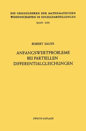 Sauer |  Anfangswertprobleme bei Partiellen Differentialgleichungen | Buch |  Sack Fachmedien