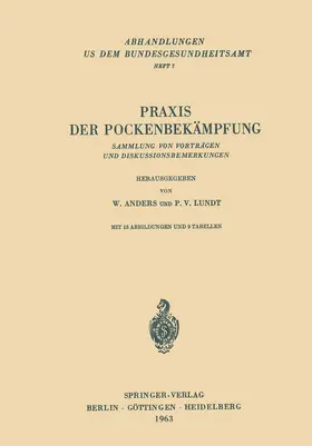 Lundt / Anders |  Praxis der Pockenbekämpfung | Buch |  Sack Fachmedien