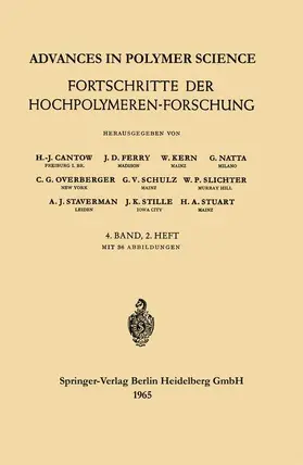 Cantow / Overberger / Ferry |  Advances in Polymer Science / Fortschritte der Hochpolymeren-Forschung | Buch |  Sack Fachmedien