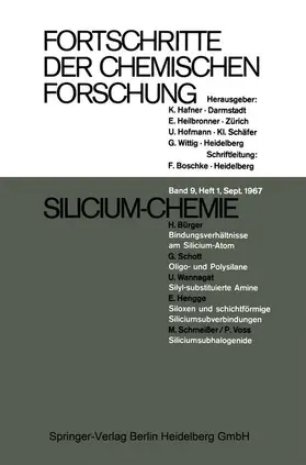 Hafner / Heilbronner / Wittig |  Fortschritte der Chemischen Forschung | Buch |  Sack Fachmedien