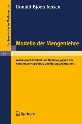 Jensen |  Modelle der Mengenlehre | Buch |  Sack Fachmedien