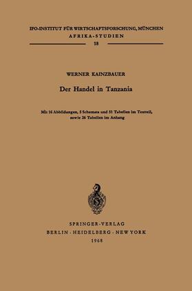 Kainzbauer |  Der Handel in Tanzania | Buch |  Sack Fachmedien