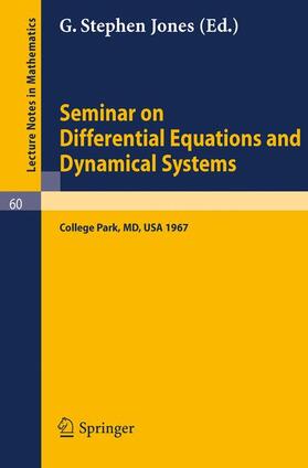 Jones |  Seminar on Differential Equations and Dynamical Systems | Buch |  Sack Fachmedien