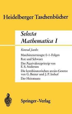 Jacobs / Imhof / Andersen |  Selecta Mathematica I | Buch |  Sack Fachmedien
