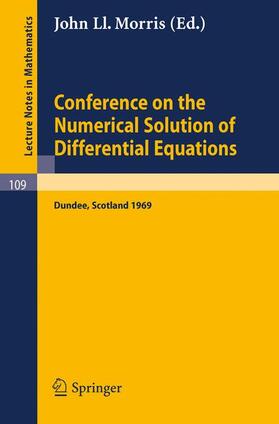 Morris |  Conference on the Numerical Solution of Differential Equations | Buch |  Sack Fachmedien
