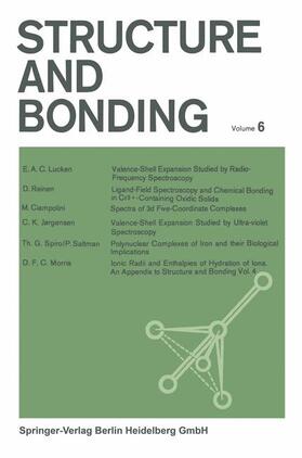 Hemmerich / Jørgensen / Neilands |  Structure and Bonding | Buch |  Sack Fachmedien