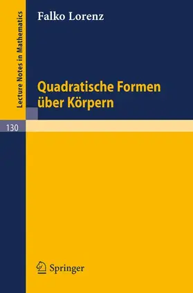 Lorenz |  Quadratische Formen über Körpern | Buch |  Sack Fachmedien