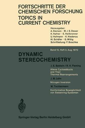 Baldwin / Tochtermann / Fleming |  Dynamic Stereochemistry | Buch |  Sack Fachmedien