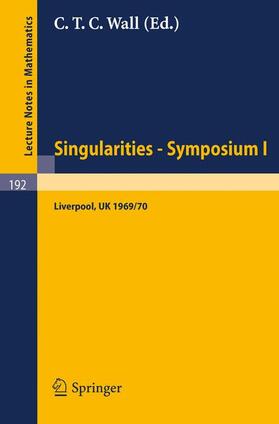 Wall |  Proceedings of Liverpool Singularities - Symposium I. (University of Liverpool 1969/70) | Buch |  Sack Fachmedien