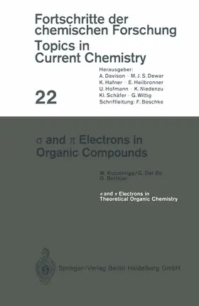 Kutzelnigg / Berthier / Del Re |  ¿ and ¿ Electrons in Organic Compounds | Buch |  Sack Fachmedien