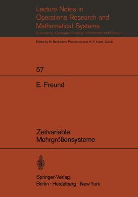 Freund |  Zeitvariable Mehrgrößensysteme | Buch |  Sack Fachmedien
