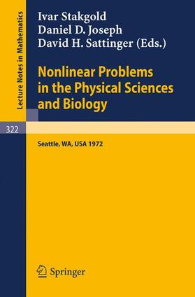 Stakgold / Sattinger / Joseph |  Nonlinear Problems in the Physical Sciences and Biology | Buch |  Sack Fachmedien