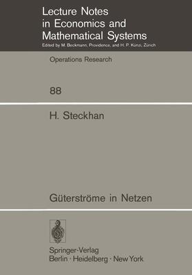 Steckhan |  Güterströme in Netzen | Buch |  Sack Fachmedien